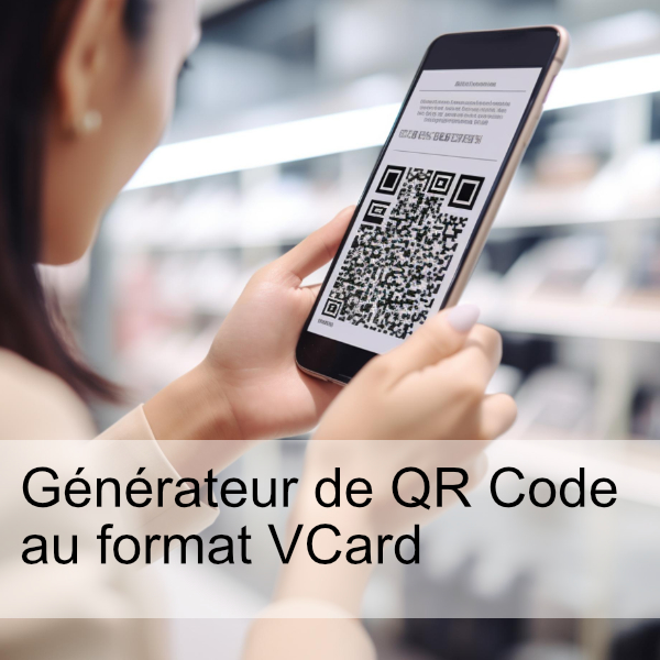 Générateur de QR Code au format Vcard