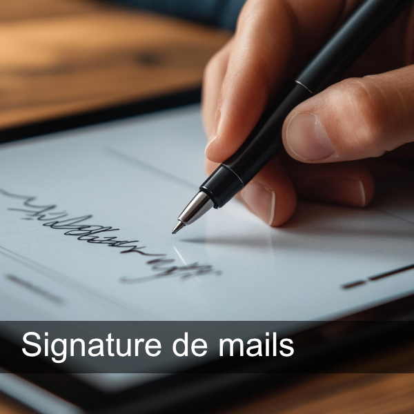 So Web -Créez votre signature de mails